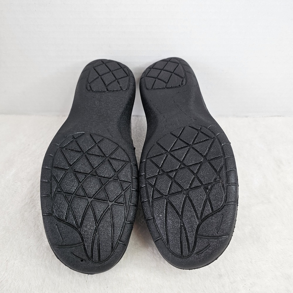 Easy Street Clog Casual Shoes Black Women's 8.5M Leather Slip-On - Picture 6 of 8